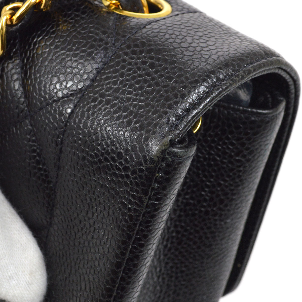 CHANEL 1994-1996 Black Caviar Diana Medium
