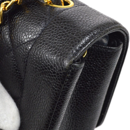 CHANEL 1994-1996 Black Caviar Diana Medium