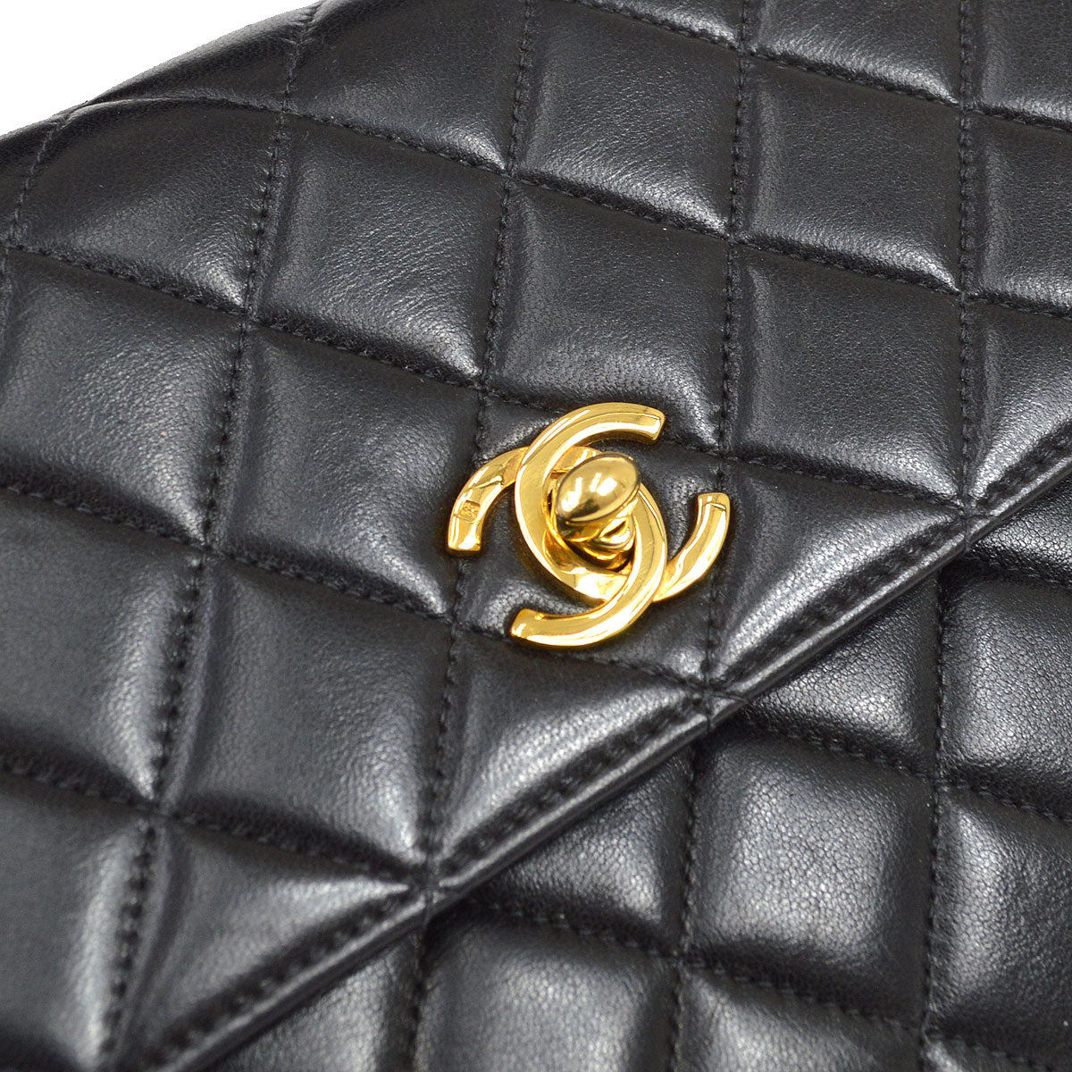 CHANEL 1996-1997 Handbag Mini Black Lambskin