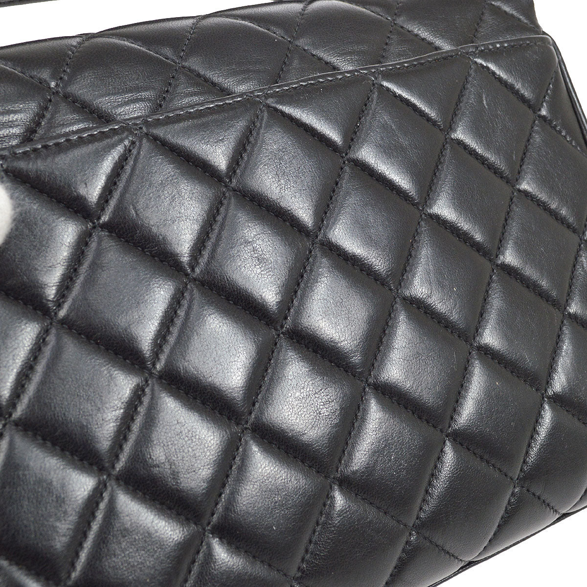 CHANEL 1996-1997 Handbag Mini Black Lambskin