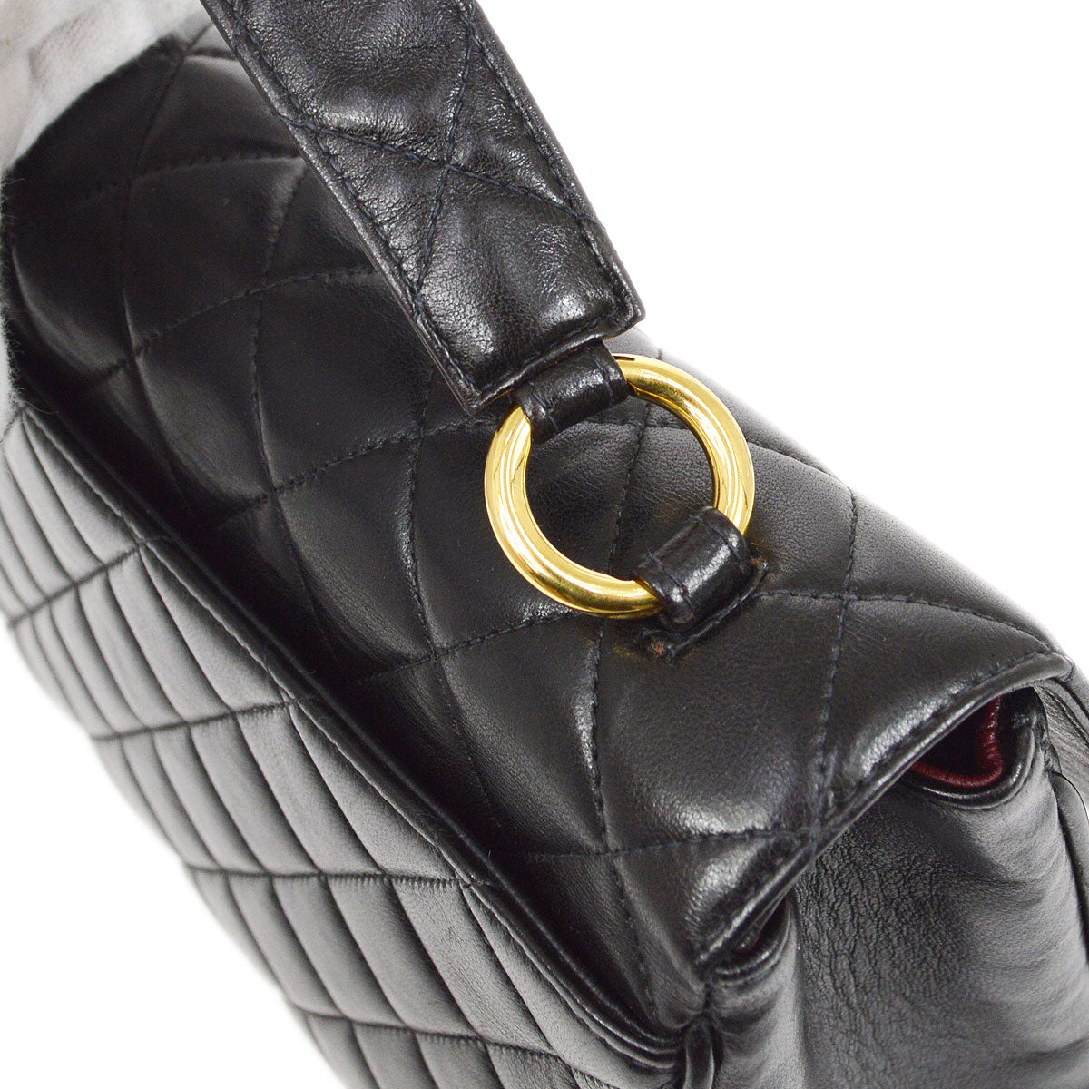 CHANEL 1996-1997 Handbag Mini Black Lambskin