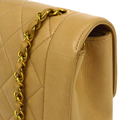CHANEL * 1994-1996 Beige Lambskin Diana Small