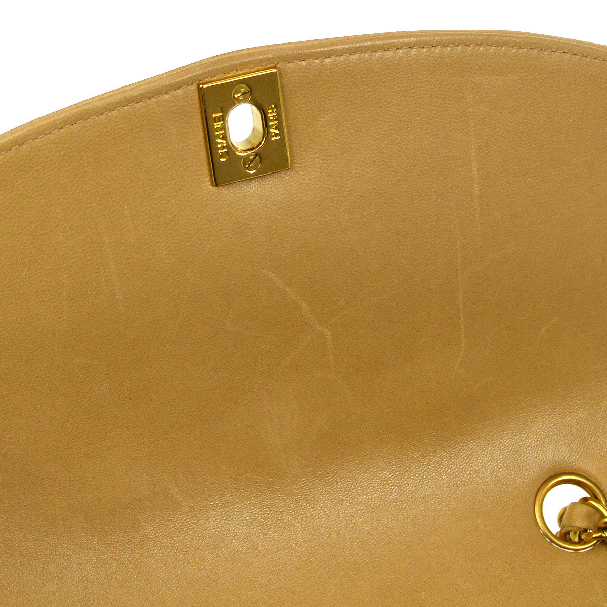 CHANEL * 1994-1996 Beige Lambskin Diana Small