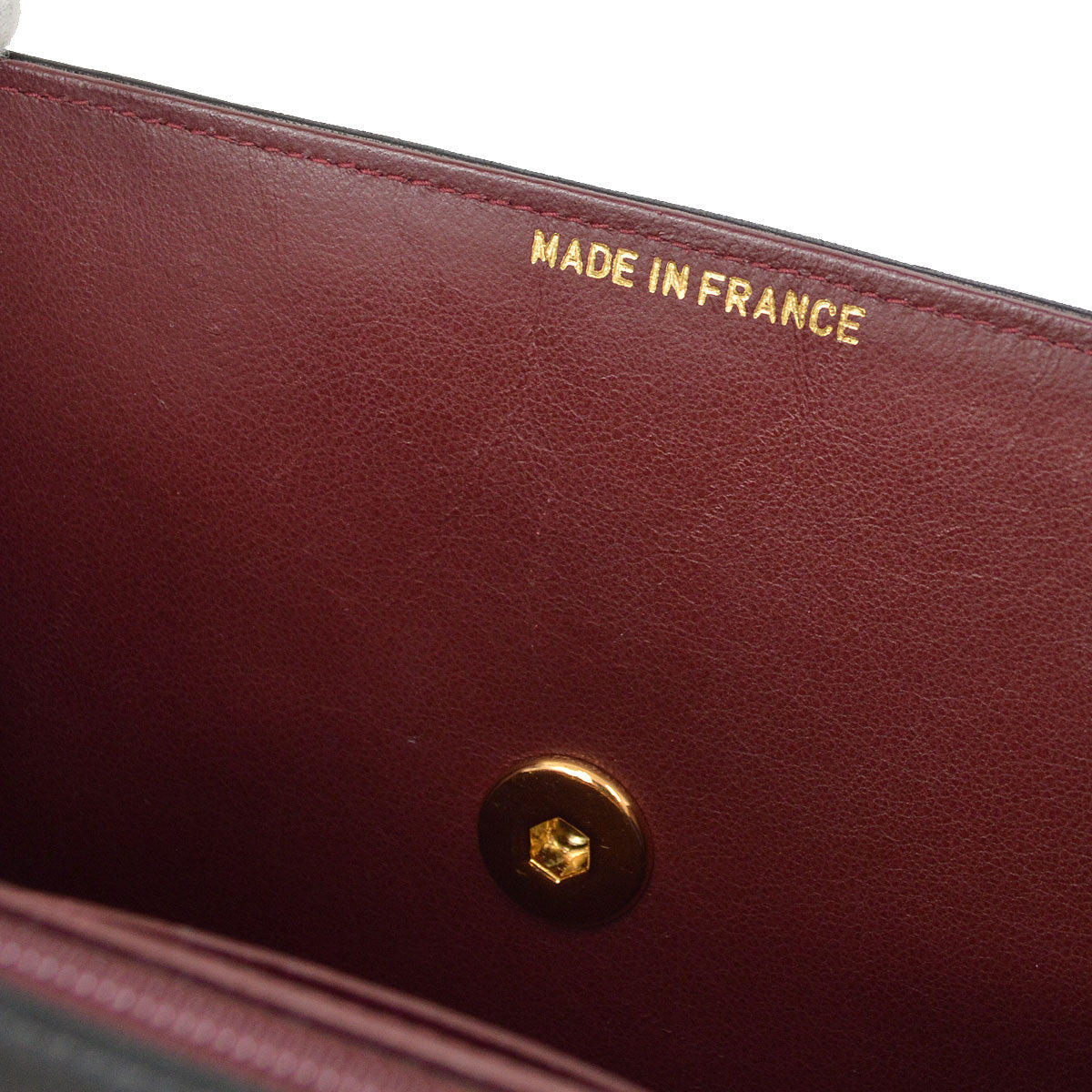 CHANEL 1991-1994 Black Lambskin horizontal Flap Bag