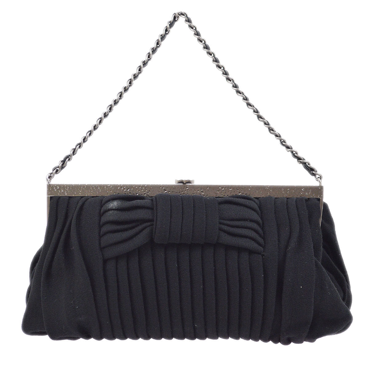 CHANEL 2006-2008 Black Evening Bag
