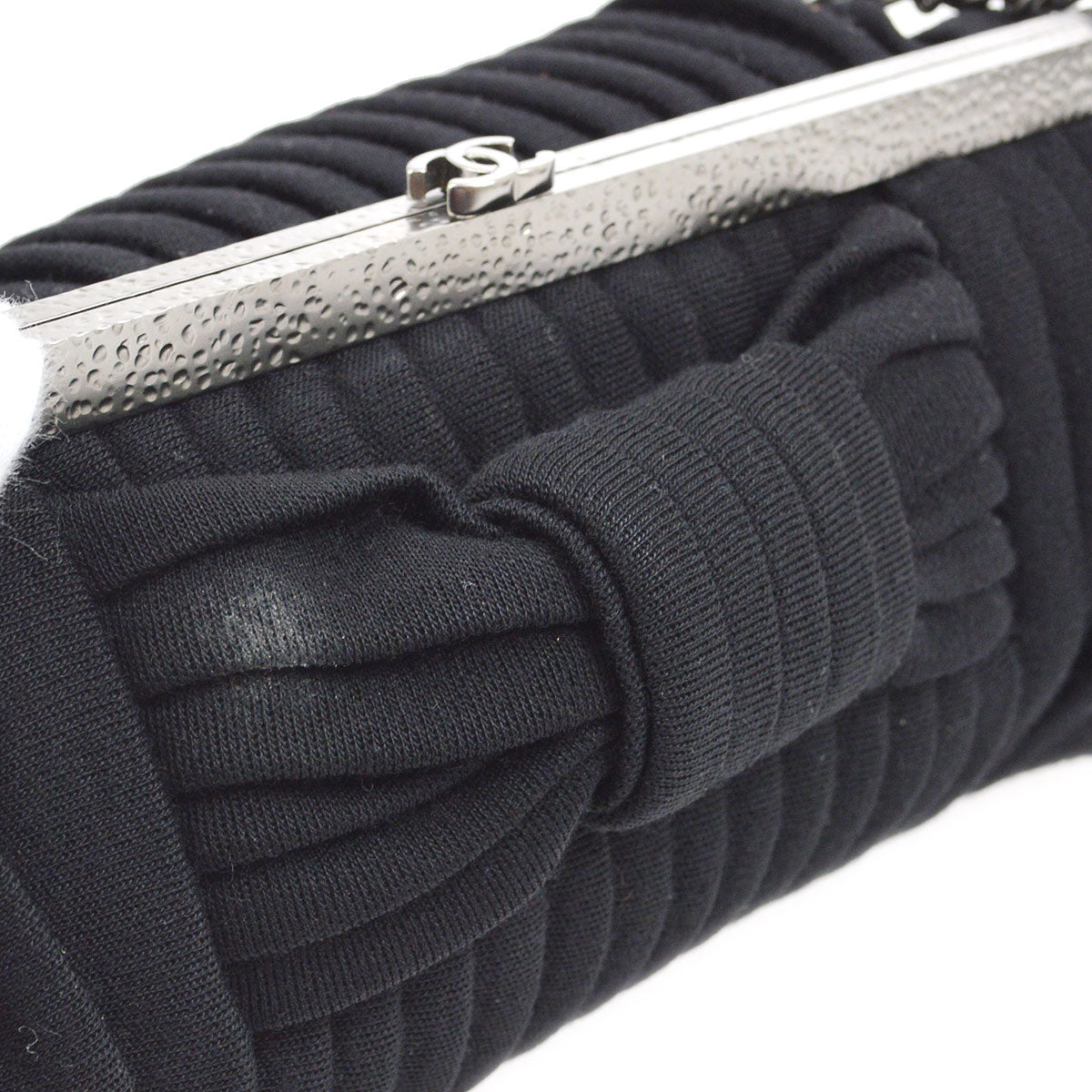 CHANEL 2006-2008 Black Evening Bag