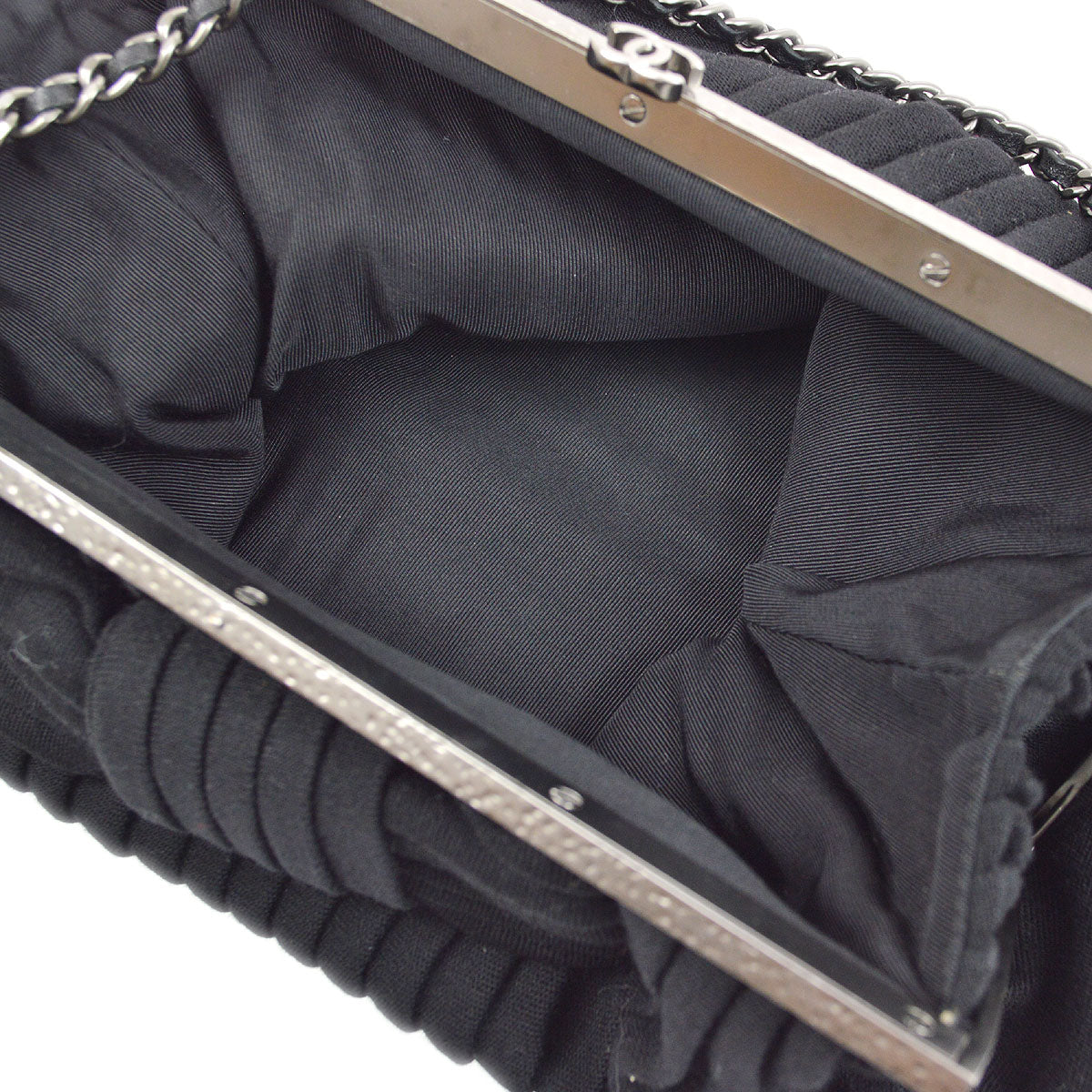 CHANEL 2006-2008 Black Evening Bag