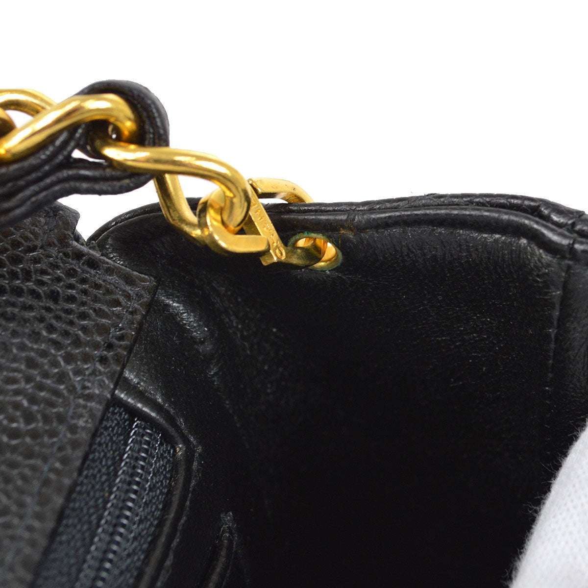 CHANEL 1994-1996 Chevron Letter Flap Bag