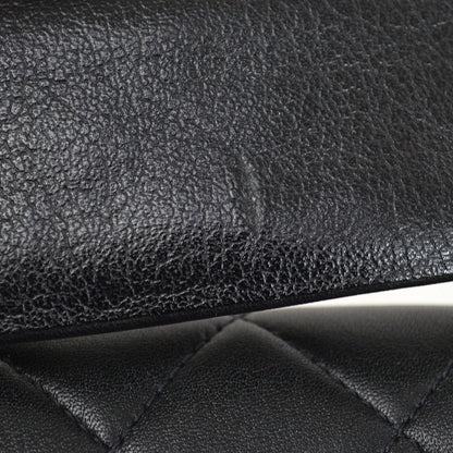CHANEL 1994 Belt Bum Bag Black Lambskin #75