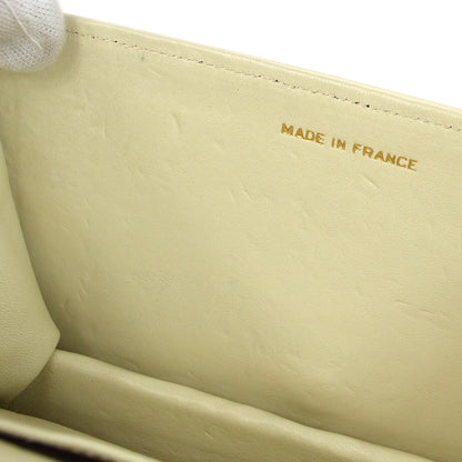 CHANEL * 1986-1988 Beige Pushlock Full Flap Mini