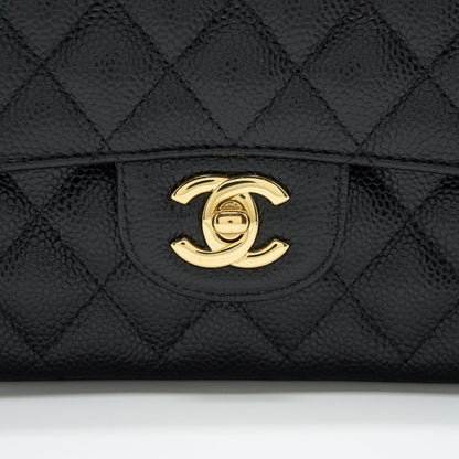 Chanel Classic Double Flap Bag Caviar Black GHW