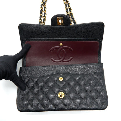 Chanel Classic Double Flap Bag Caviar Black GHW