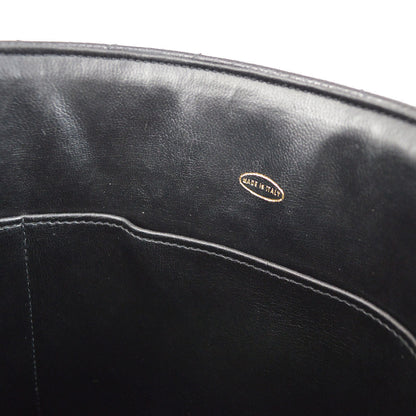 CHANEL 1996-1997 Black Caviar Chevron Vanity Handbag