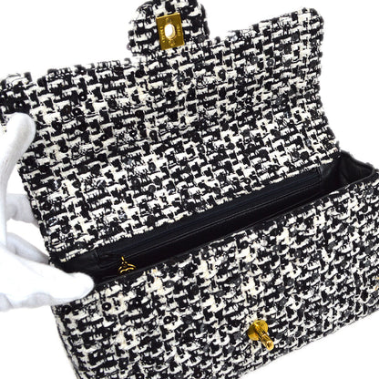 CHANEL 1994 Tweed Top Handle Bag