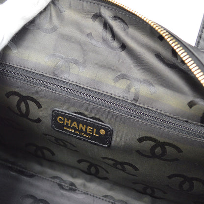 CHANEL 2004 Black Calfskin Wild Stitch Handbag