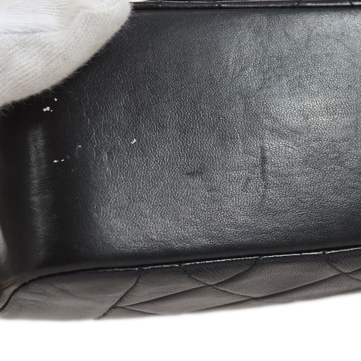 CHANEL 1991-1994 Black Lambskin Diana Flap Small