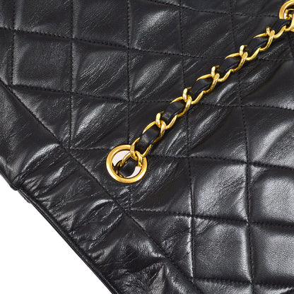 CHANEL 1991-1994 Black Lambskin Diana Flap Small