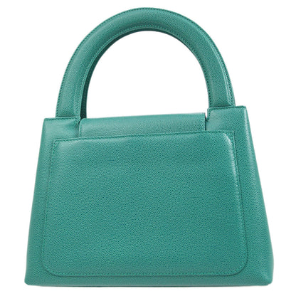 CHANEL 1998 Blue Caviar Handbag Small