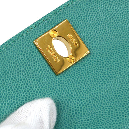 CHANEL 1998 Blue Caviar Handbag Small