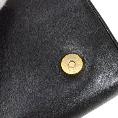 CHANEL 2001 Eagle Evening Bag Black Lambskin