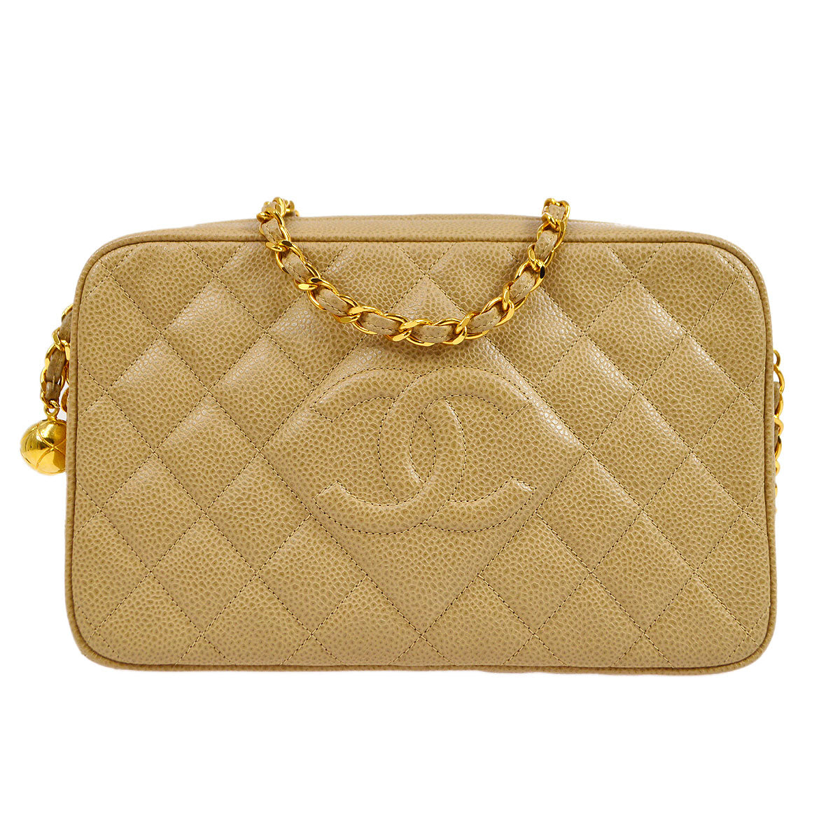CHANEL 1994-1996 Diamond Camera Bag Medium