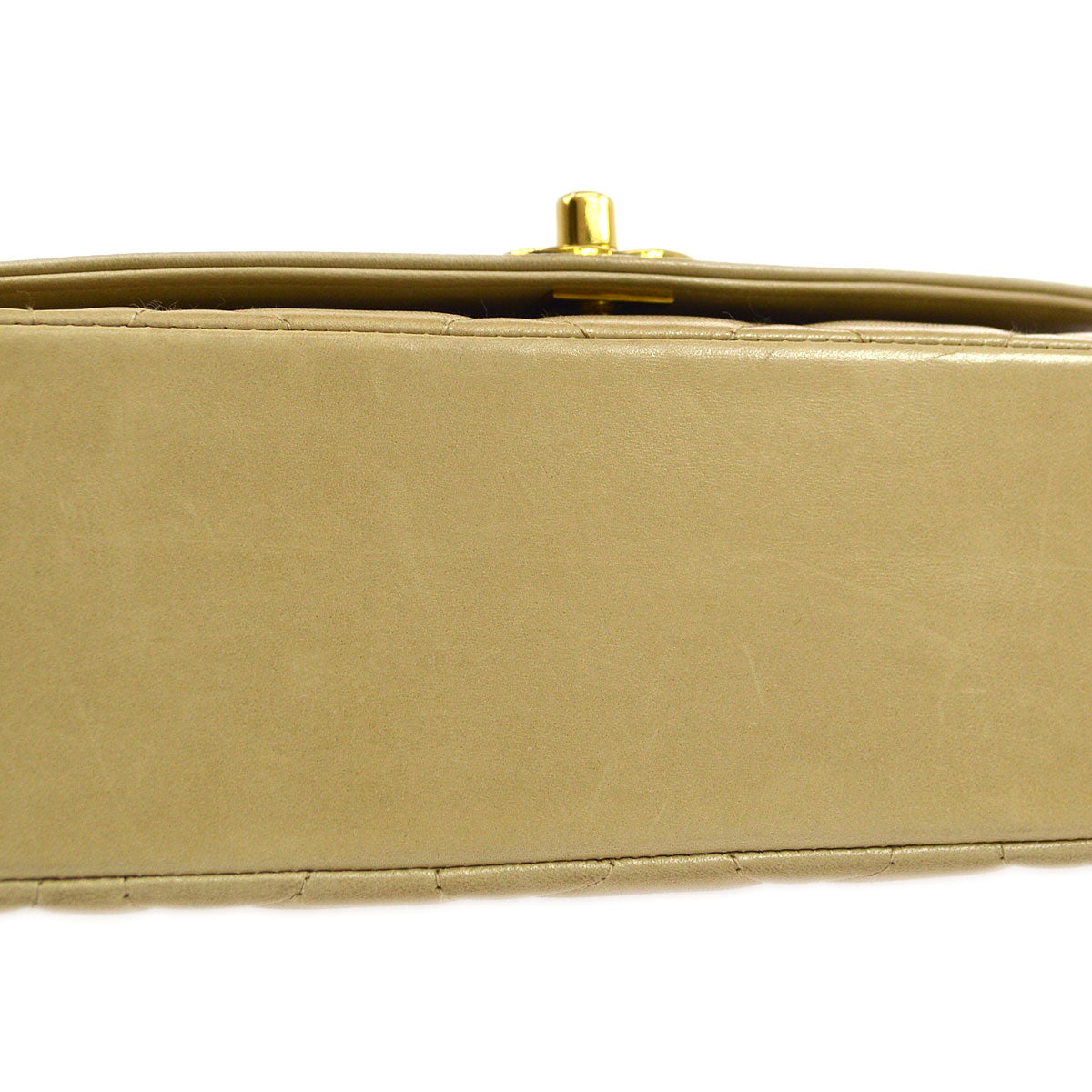 CHANEL 1994-1996 Beige Lambskin Diana Flap Small