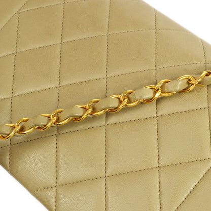 CHANEL 1994-1996 Beige Lambskin Diana Flap Small