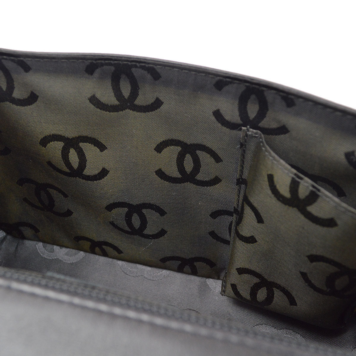 CHANEL 2004-2005 Black Calfskin Wild Stitch Handbag