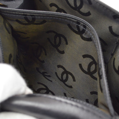 CHANEL 2004-2005 Black Calfskin Wild Stitch Handbag