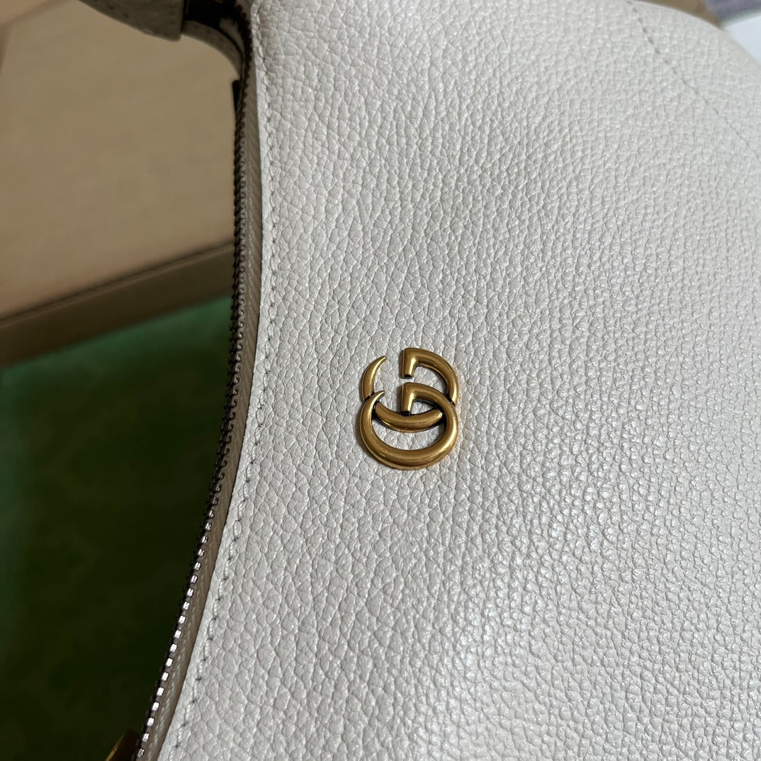 Gucci APHRODITE MINI 21 SHOULDER BAG IN WHITE CALFSKIN