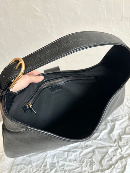 Gucci APHRODITE LARGE 47 SHOULDER BAG IN BLACK CALFSKIN