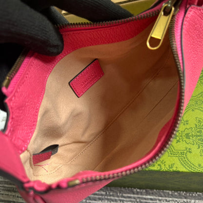 Gucci APHRODITE MINI 21 SHOULDER BAG IN BRIGHT PINK CALFSKIN