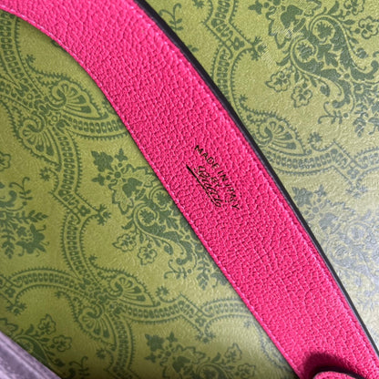Gucci APHRODITE MINI 21 SHOULDER BAG IN BRIGHT PINK CALFSKIN
