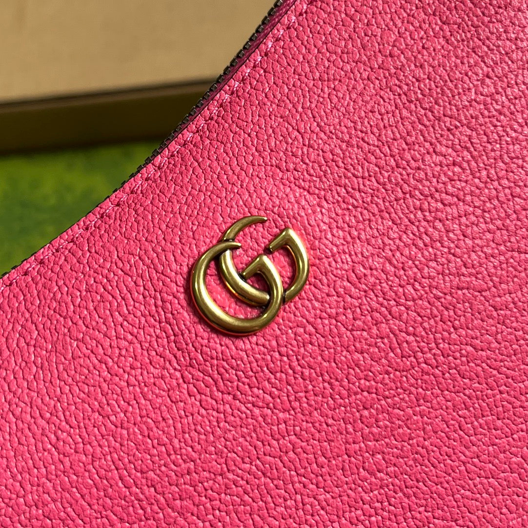 Gucci APHRODITE MINI 21 SHOULDER BAG IN BRIGHT PINK CALFSKIN