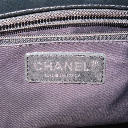 CHANEL Paris Biarritz Coated Canvas Leather Tote Bag PM A34208