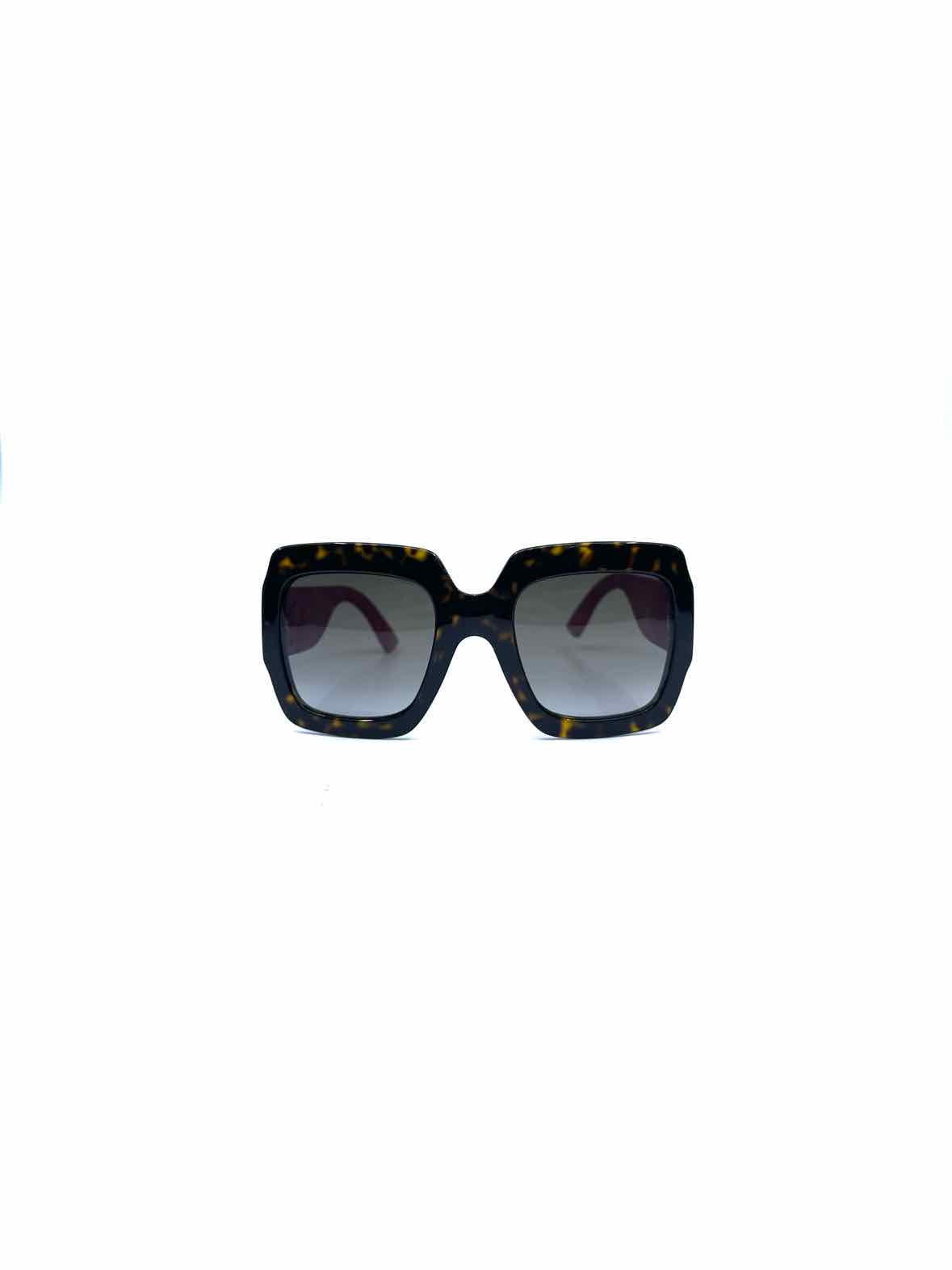 GUCCI Brown, Pink Square Tortious Sunglasses