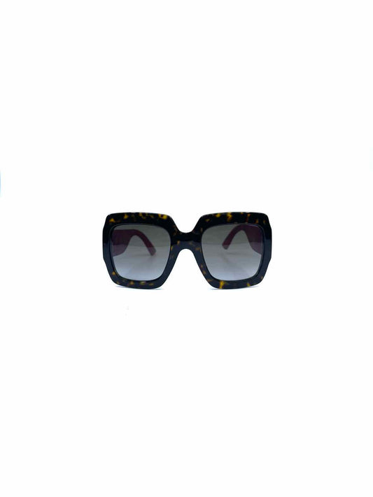 GUCCI Brown, Pink Square Tortious Sunglasses