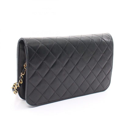 Chanel Matelasse Lambskin Shoulder Bag Black
