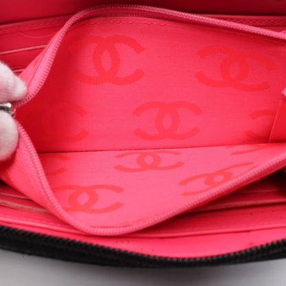 Chanel Cambon Line Round Zipper Long Wallet Leather Long Wallet A50078 in New Condition