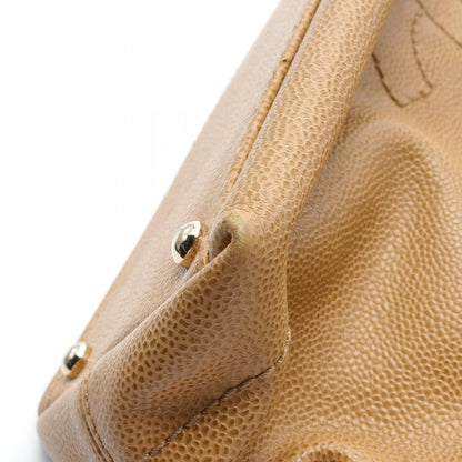 Chanel Caviar Skin Shoulder Bag Brown