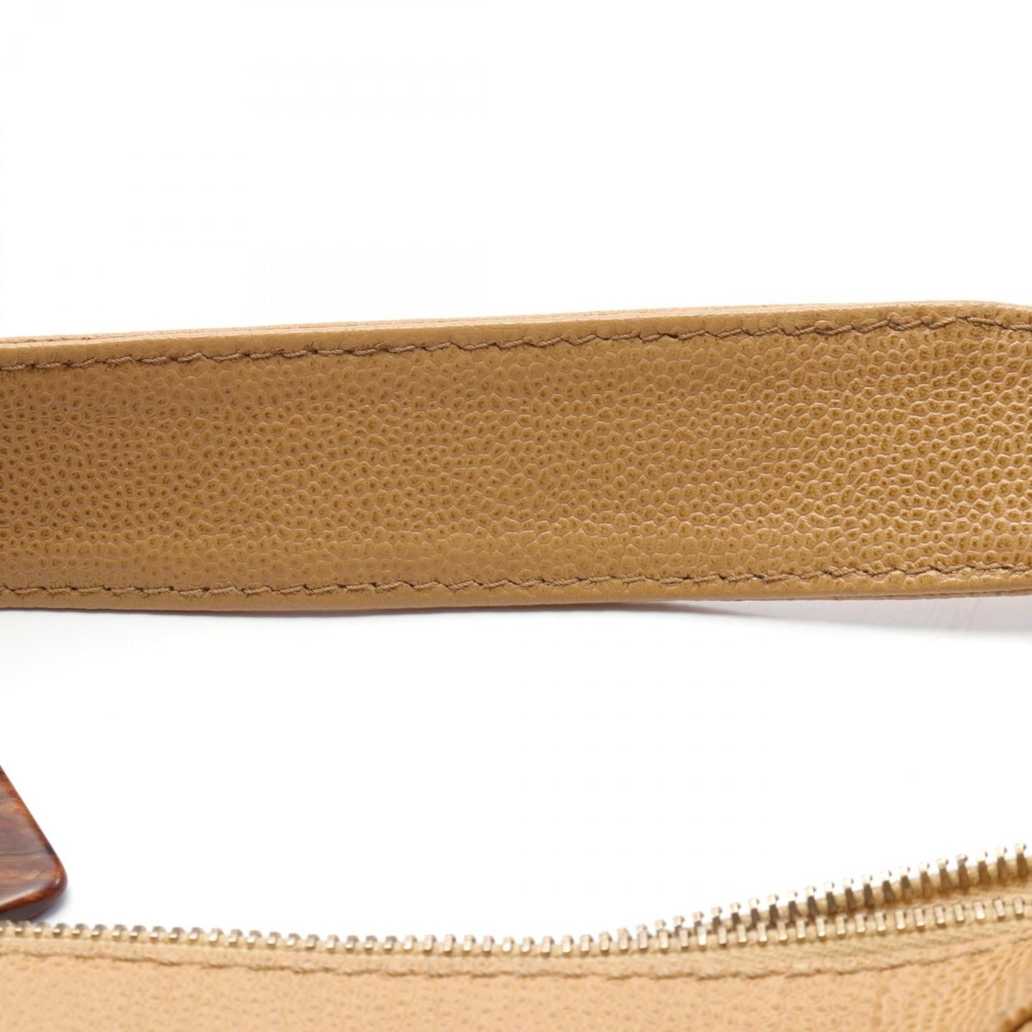 Chanel Caviar Skin Shoulder Bag Brown