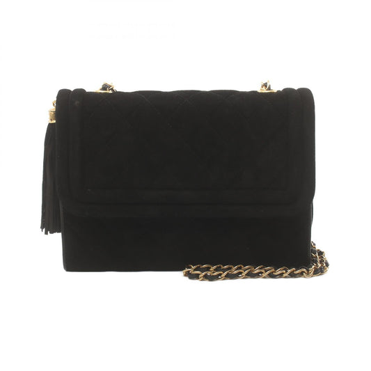 Chanel Suede CC Fringe Flap Bag  Suede Shoulder Bag in New Condition