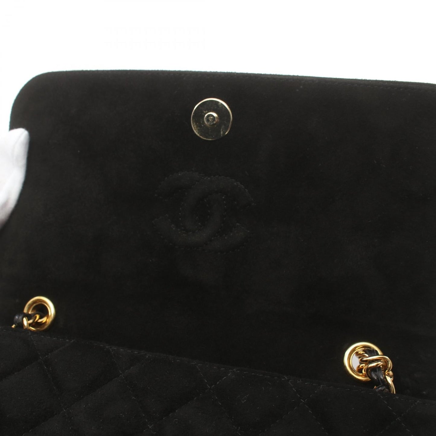 Chanel Suede CC Fringe Flap Bag  Suede Shoulder Bag in New Condition