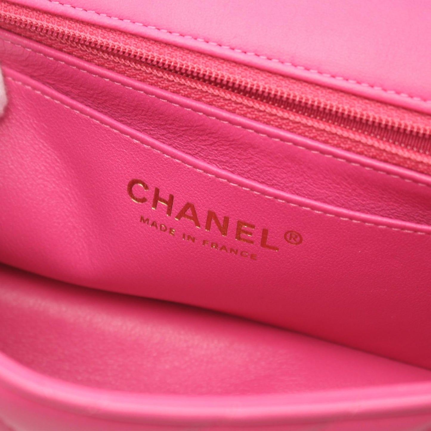 Chanel Mini Chevron Single Flap Bag Leather Shoulder Bag