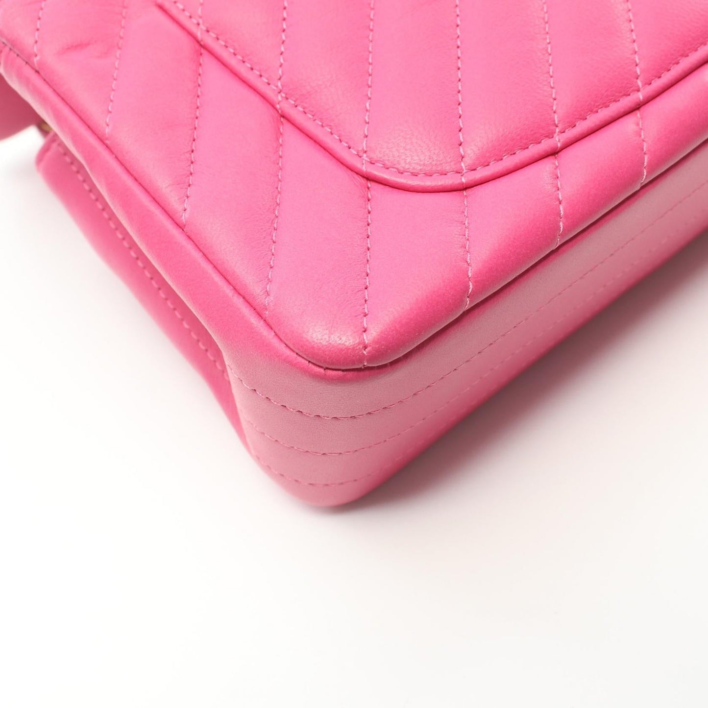 Chanel Mini Chevron Single Flap Bag Leather Shoulder Bag