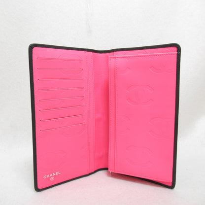 Chanel Cambon Quilted Leather Bifold Wallet Leather Long Wallet in Great Condition