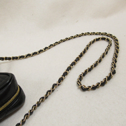 Chanel Star Chain Shoulder Bag Lambskin Black