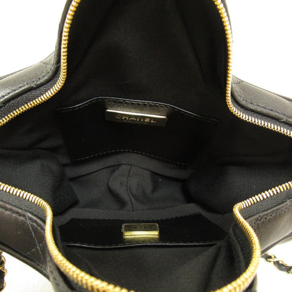 Chanel Star Chain Shoulder Bag Lambskin Black