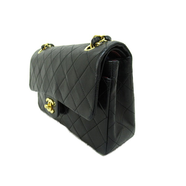 Chanel  Small Classic Double Flap Bag  Leather Crossbody Bag in New Condition