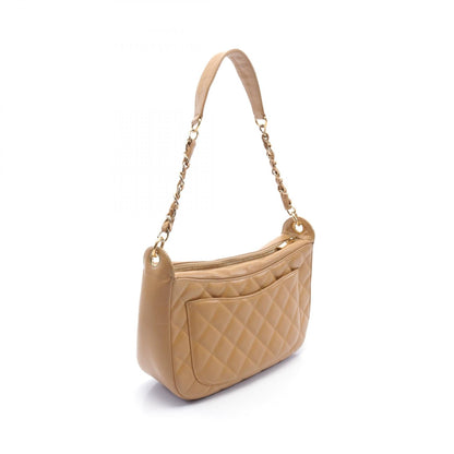Chanel Caviar Matelasse Shoulder Bag Brown